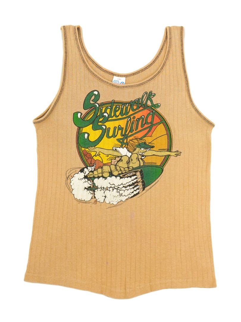 70's Profile Pints,inc. ''Sidewalk Surfing'' 針抜き T-TOP 表記(XL)