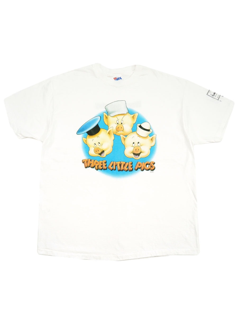 Hanes Three Little Pigs Tシャツ XL 3匹の子豚 VINTAGE