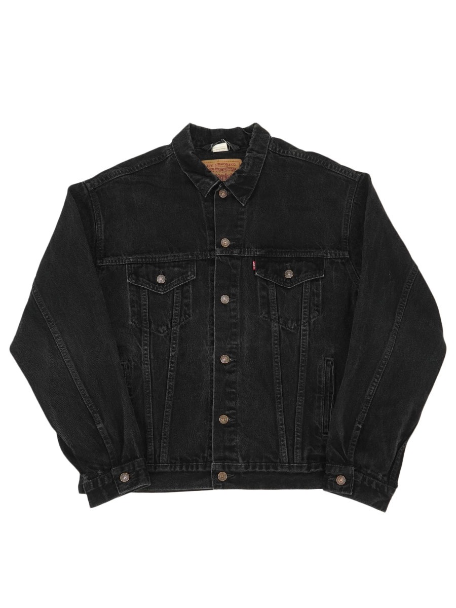 Levi's 00's 70507-0260 black メキシコ製 90's Levi's 70507 4ポケット ブラックデニムジャケット 表記(L