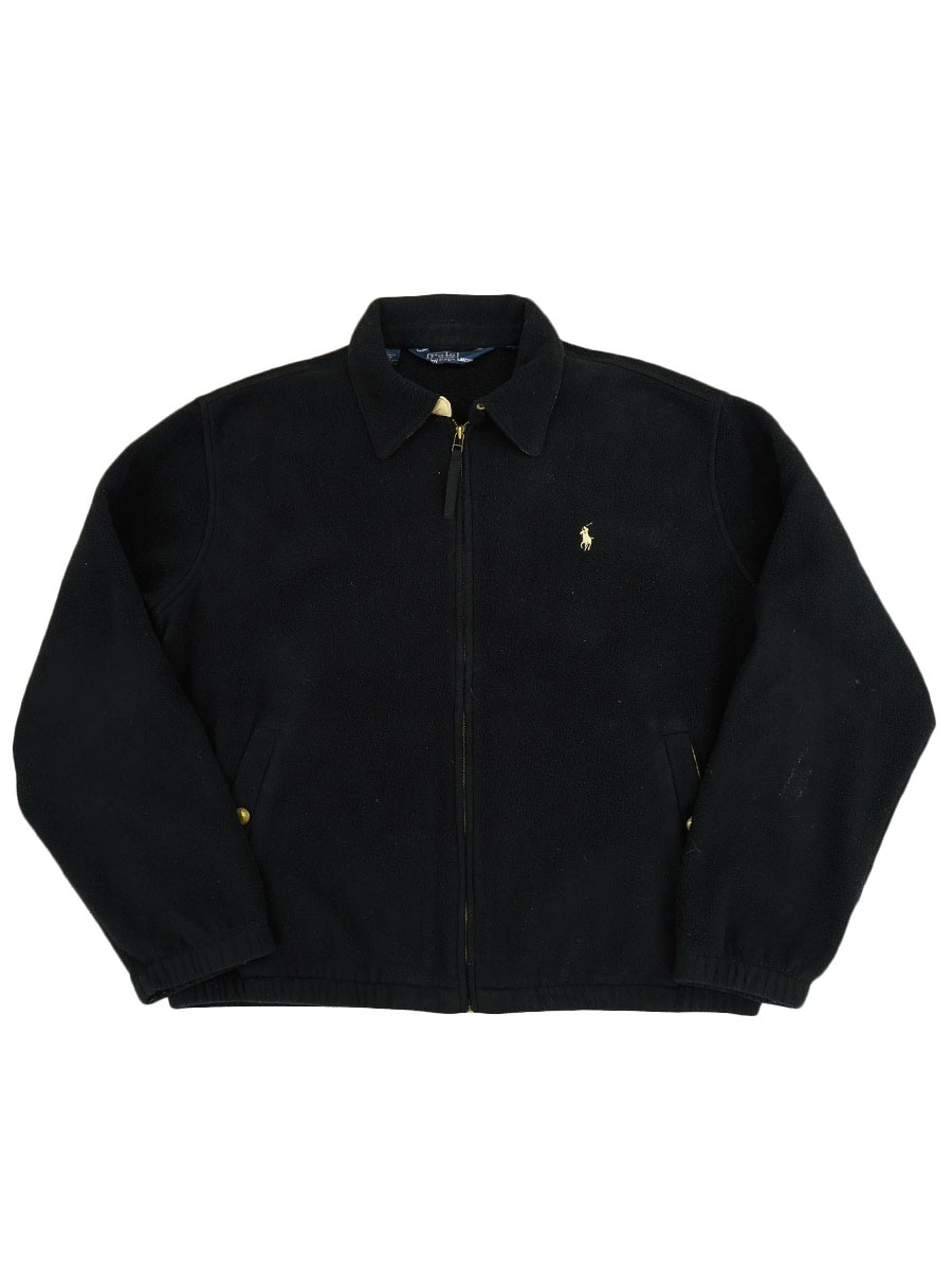 Ralph Lauren スウィングトップ ラルフローレン レザースウィングトップ ブラック 表記(L) | NEW