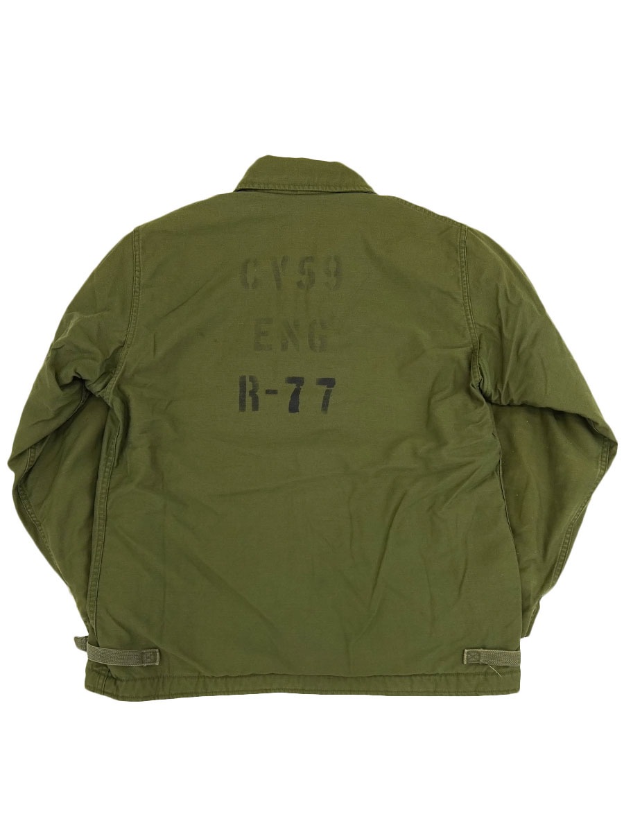 81s´A-2デッキジャケット 極上 81 U.S.NAVY A-2デッキジャケット ステンシル 表記(M) | すべて
