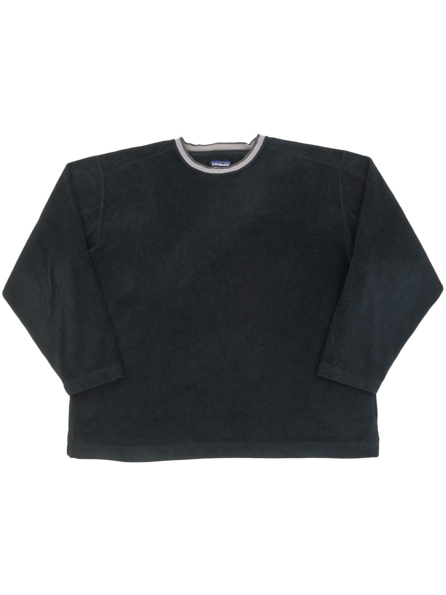 パタゴニア　シンチラリズムプラッシュ　Ｌ　2006年製　チャコール 05 パタゴニア リズム プラッシュシンチラスウェットシャツ