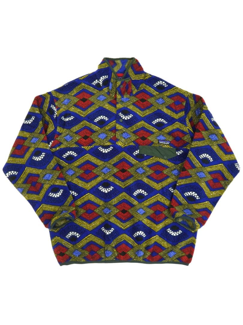 14 パタゴニア シンチラスナップTプルオーバー スロウフット/コバルト