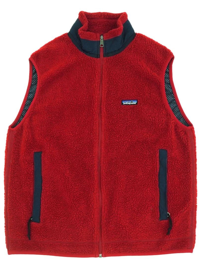 97 パタゴニア レトロXベスト バーンドチリ/ナイトスカイ 表記(L) USA