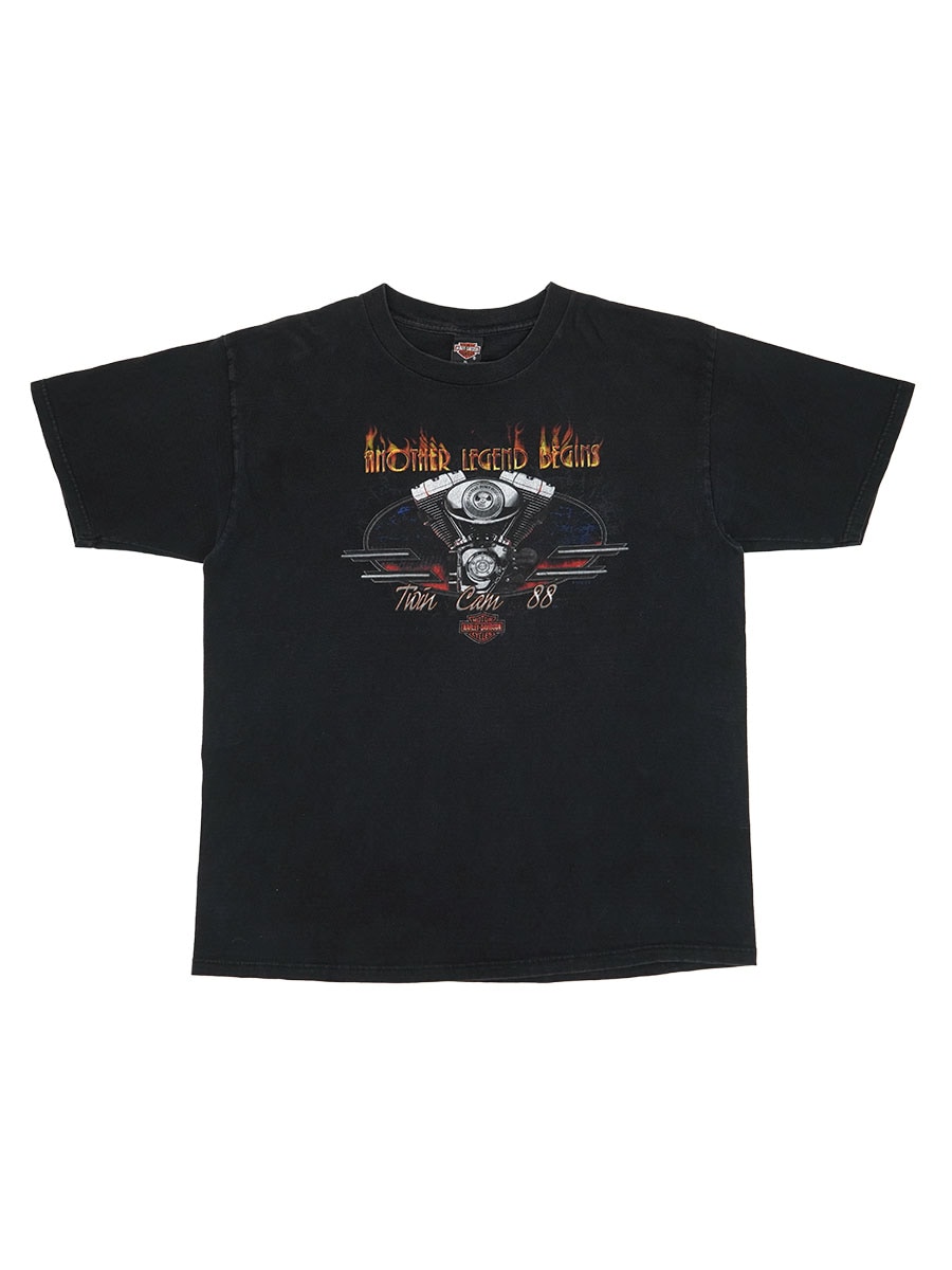 90's HARLEY-DAVISON ''ANOTHER Twin Cam 88'' 両面プリント Tシャツ