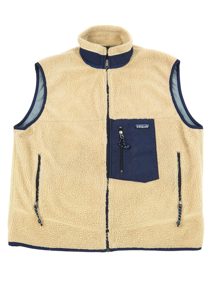 98 パタゴニア レトロXベスト ナチュラル 表記(XL) USA製 | すべての