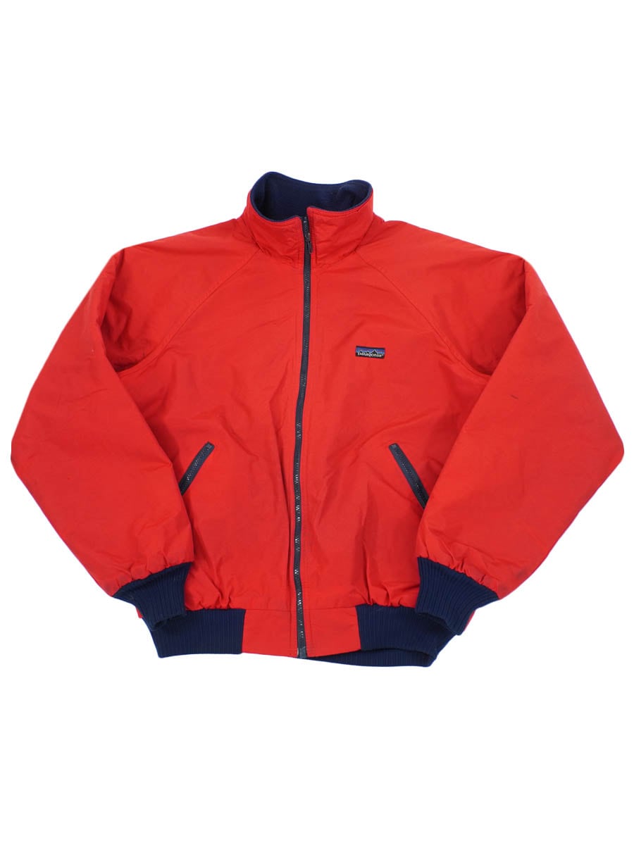 80's～ パタゴニア シェルドシンチラジャケット フレンチレッド 表記(L