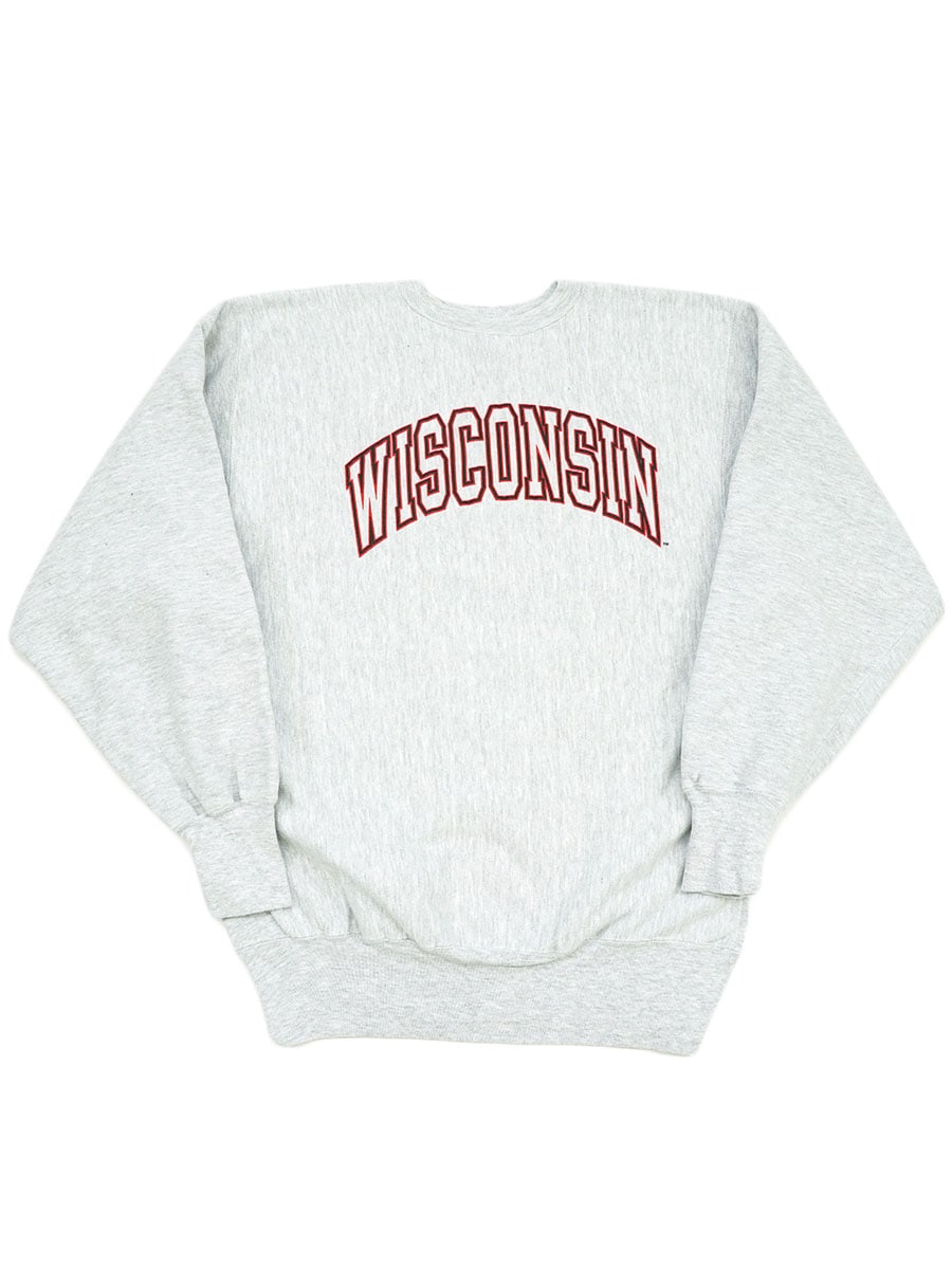 90's 刺繍タグ チャンピオンRW ''WISCONSIN'' 表記(XXL) USA製