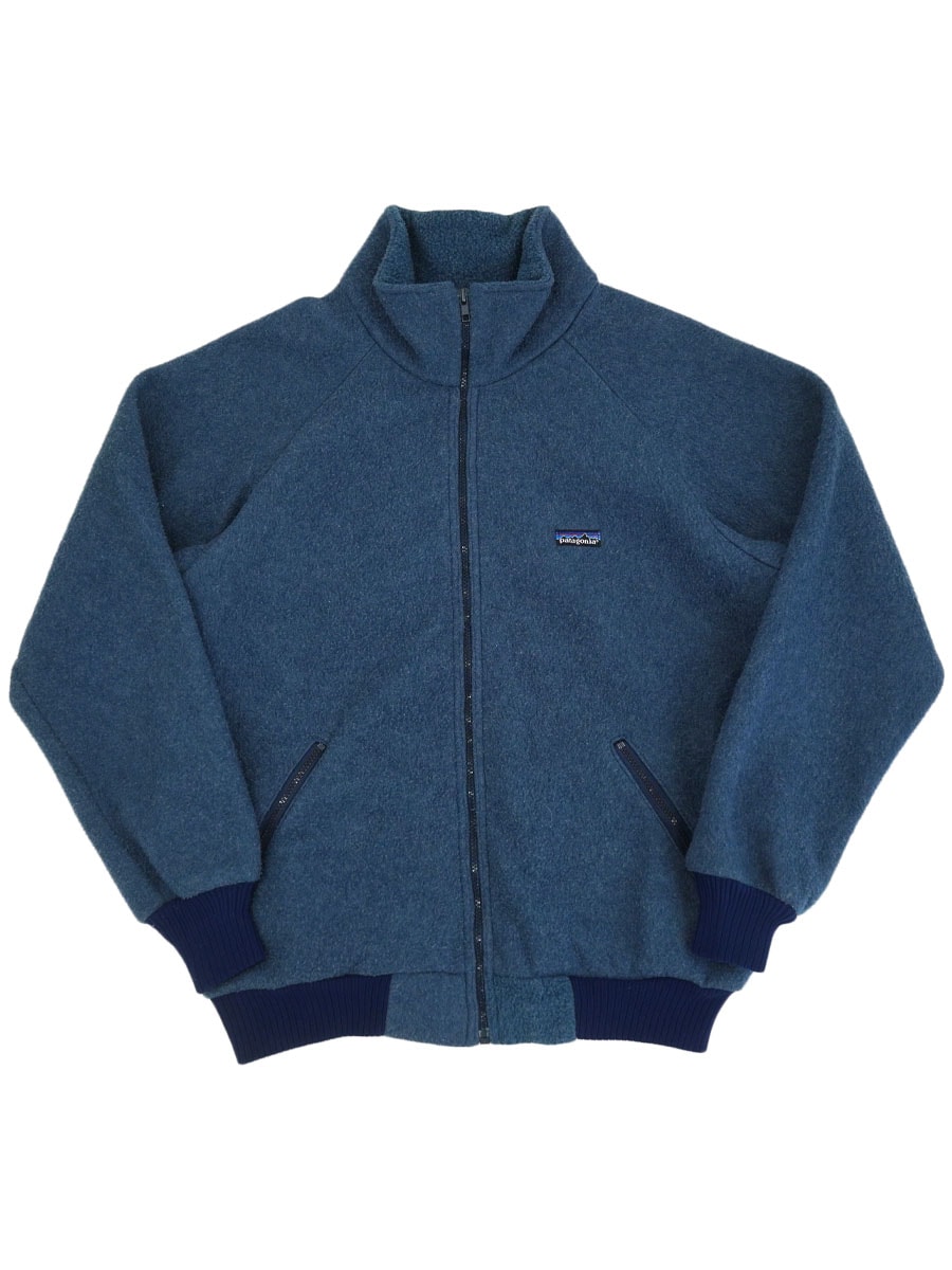 80's～ パタゴニア フリースジャケット ブルーグレー 表記(XL) USA製