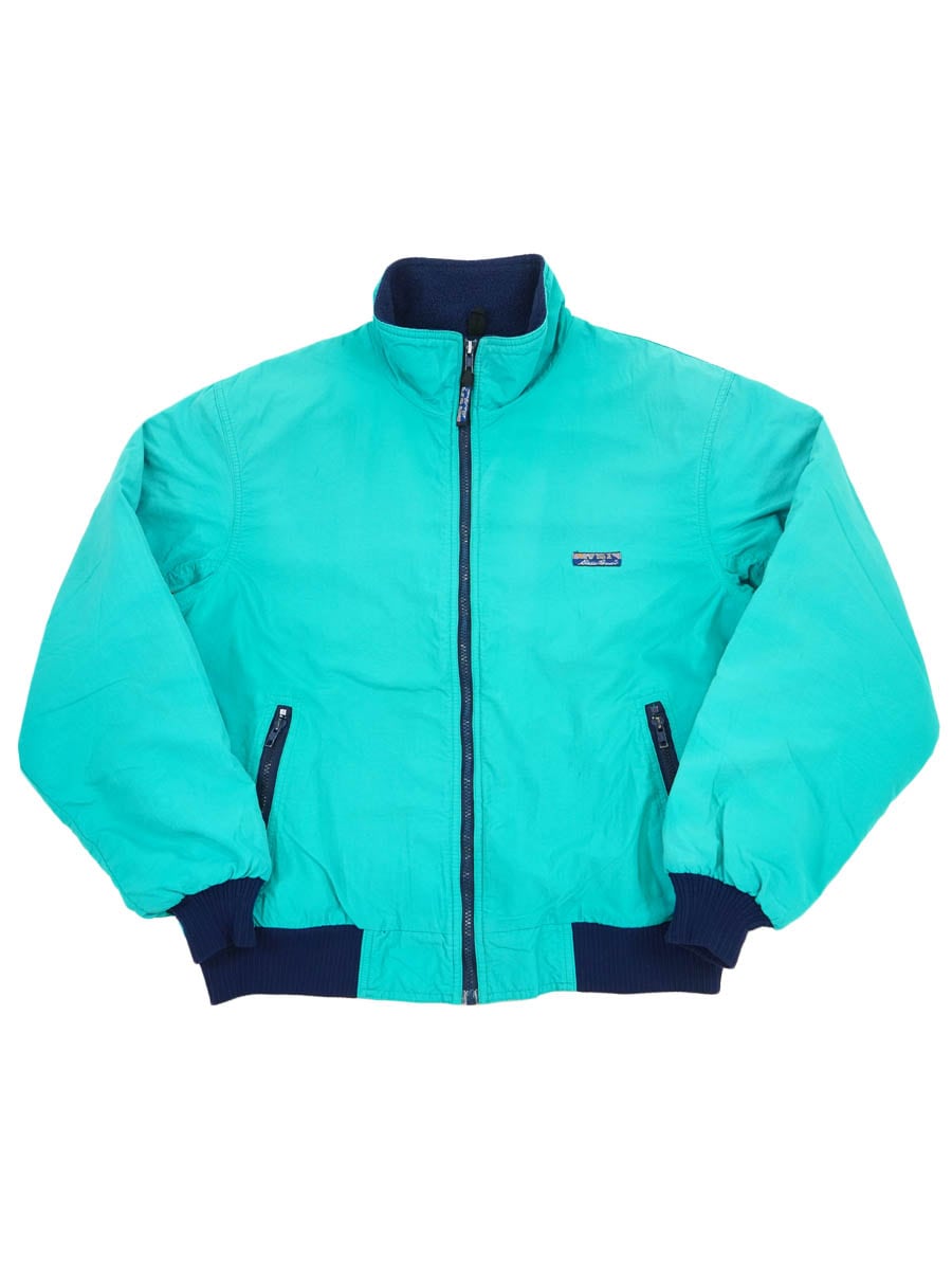 Eddie Bauer 軽量ナイロンジャケット 80's～ Eddie Bauer ナイロンジャケット ターコイズ 表記(L) USA製