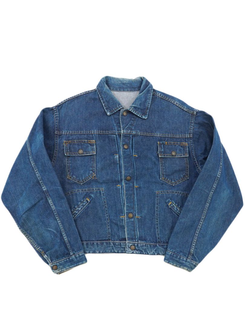 ⿻ 新品未使用 ⿻ 45R ベルギーリネンデニムジャケット SIZE2 ⿻ 新品未使用 ⿻ 45R ベルギーリネンデニムジャケット SIZE2