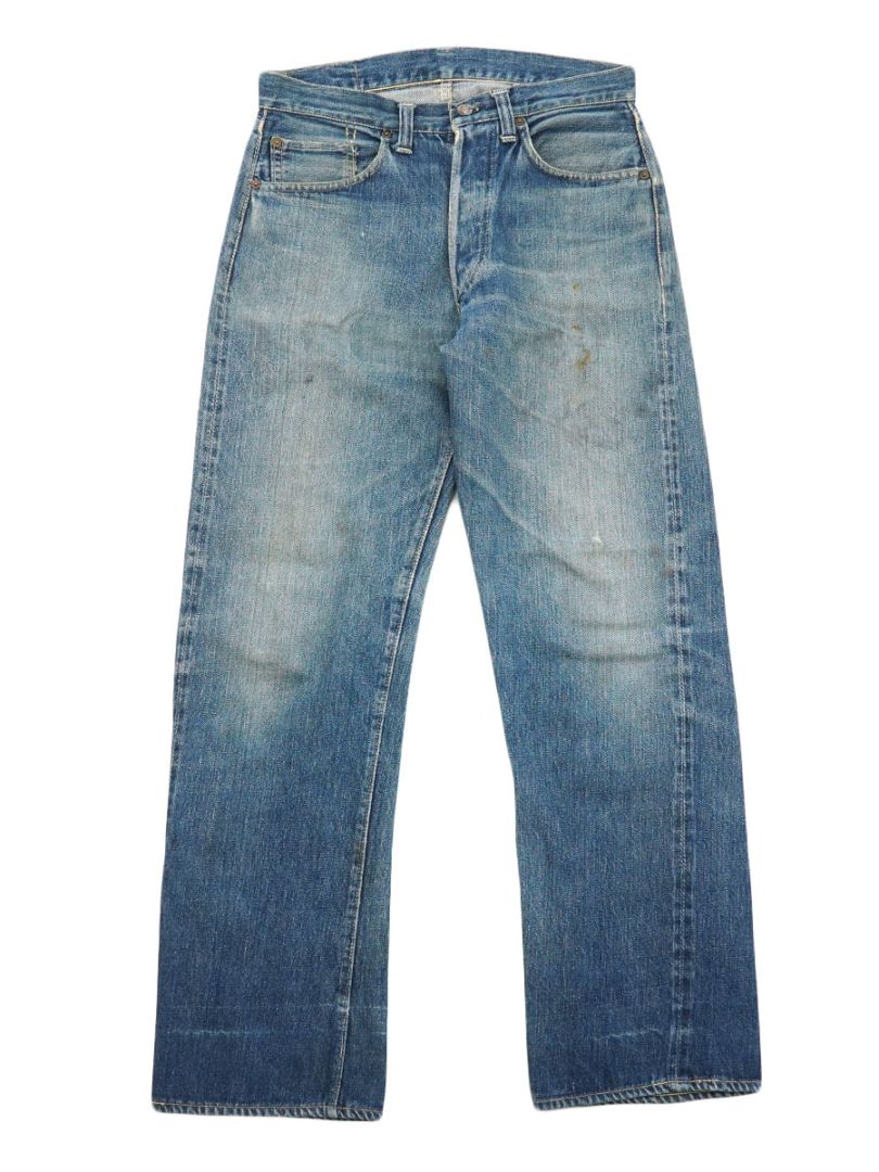 40's Levi's 501XX 片面 レザーパッチ デニムパンツ 渋雰囲気 実寸(32x30位)