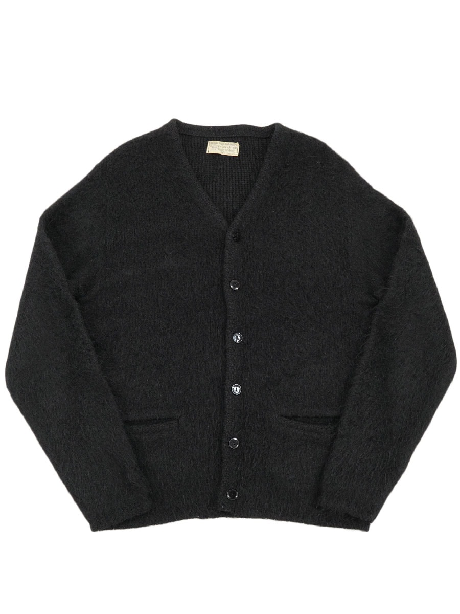 50〜60sブラックモヘアカーディガン 50〜60s TOWNE and KING WOOL CARDIGAN MADE IN USA