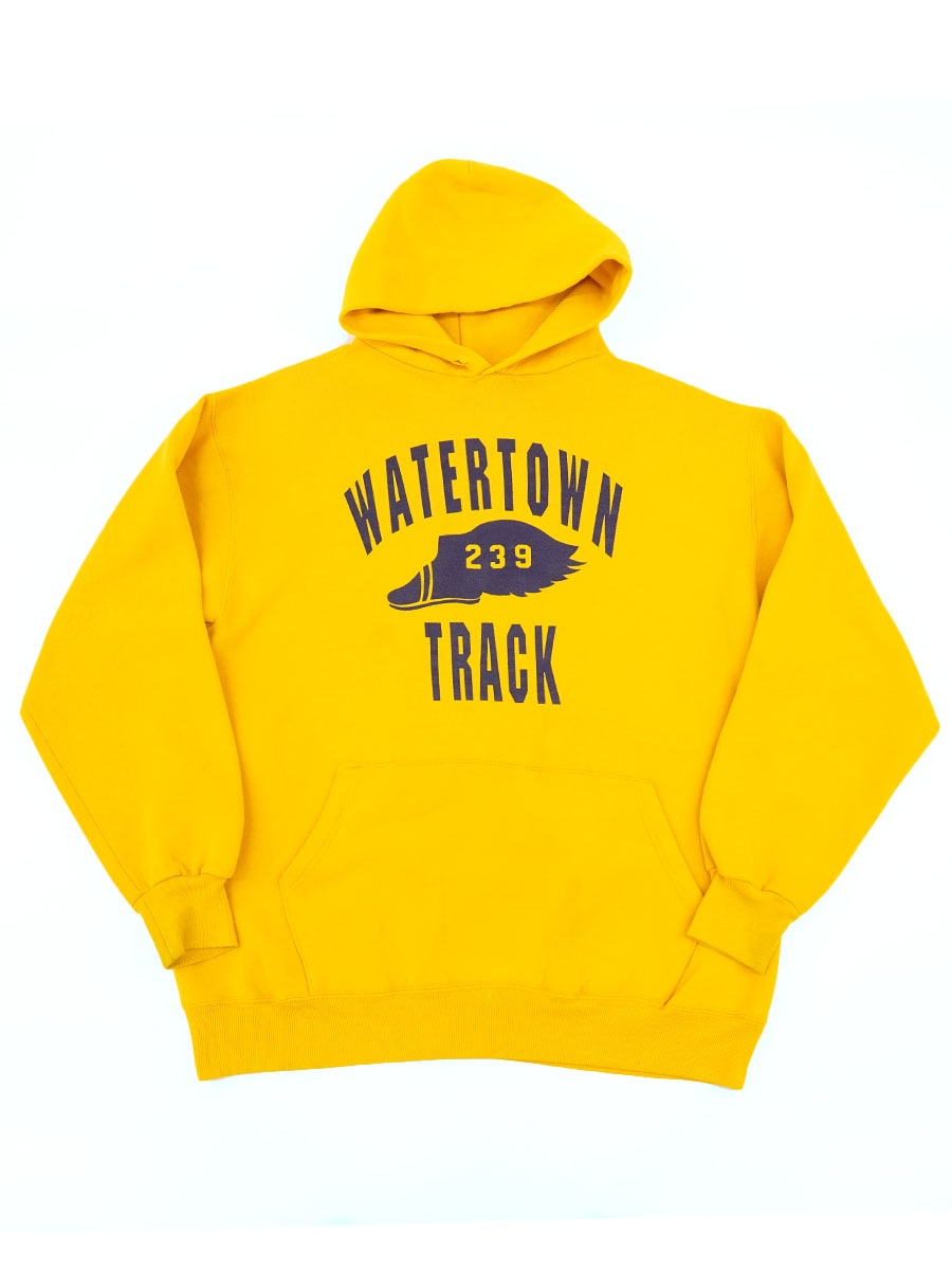 90's RUSSELL ATHLETIC ''WATERTOWN TRACK'' 3段プリント