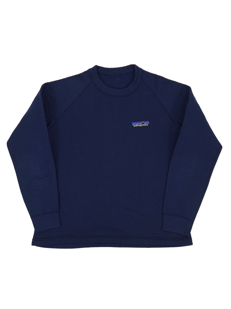 80's パタゴニア デカタグ フリーススウェット ネイビー 表記(XL