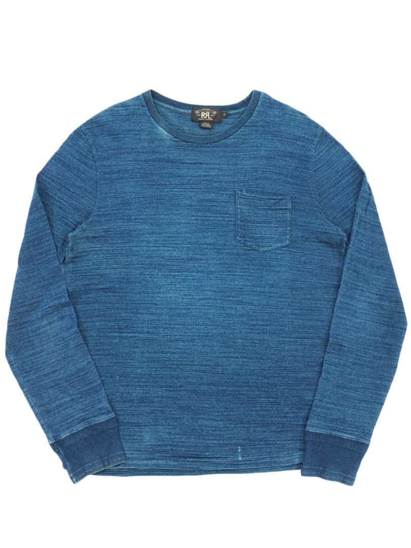 RRL ポケット付き コットン ロングスリーブTシャツ 表記(M)