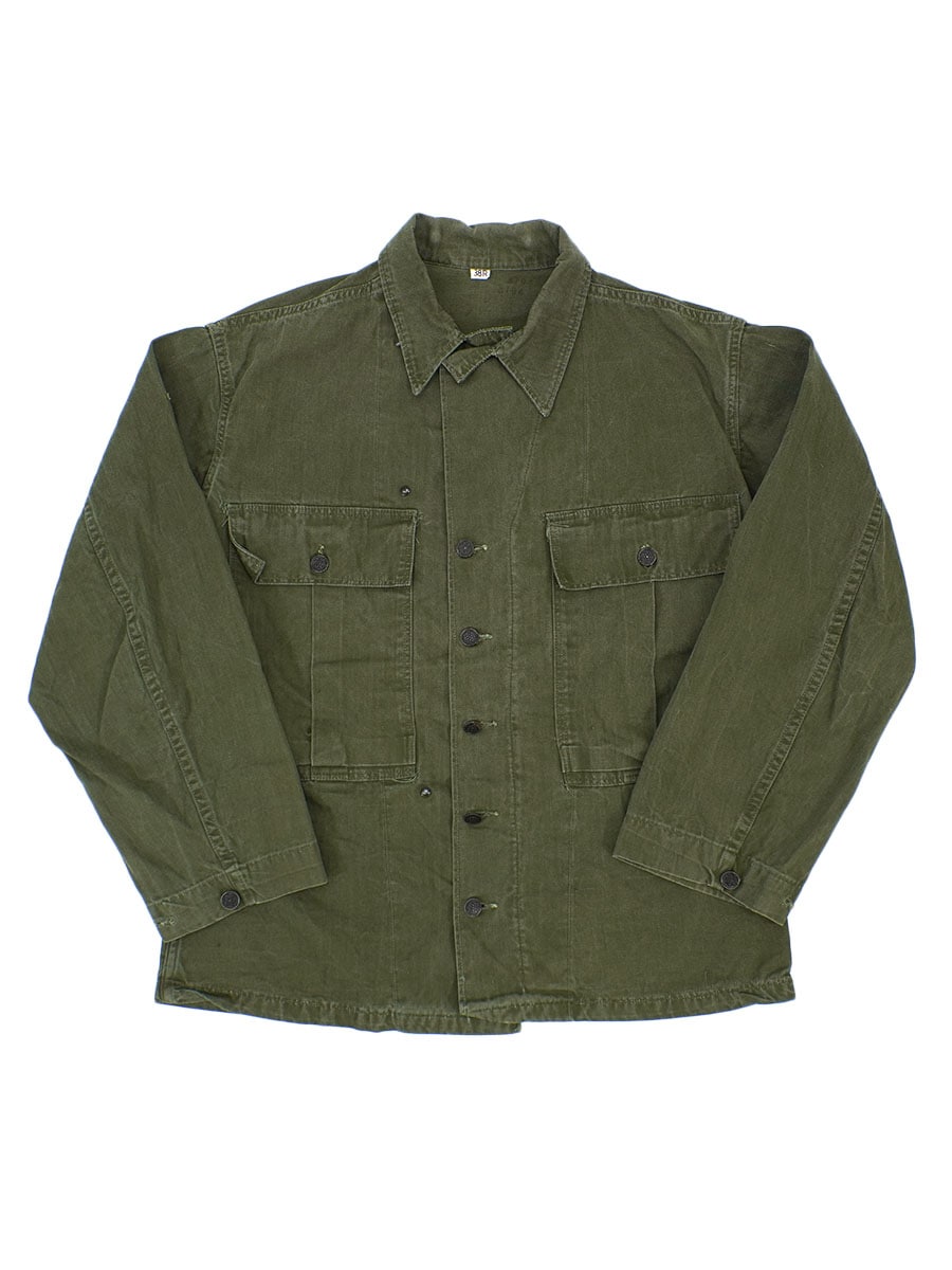 40's U.S.ARMY M-43 HBTジャケット 13スターボタン 表記(38R