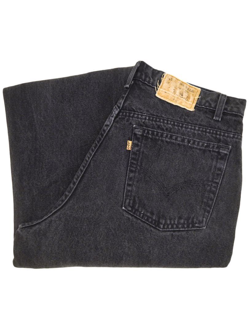 90's Levi's 545 ''LOOSE FIT'' ブラックデニムパンツ 表記(36x29) USA