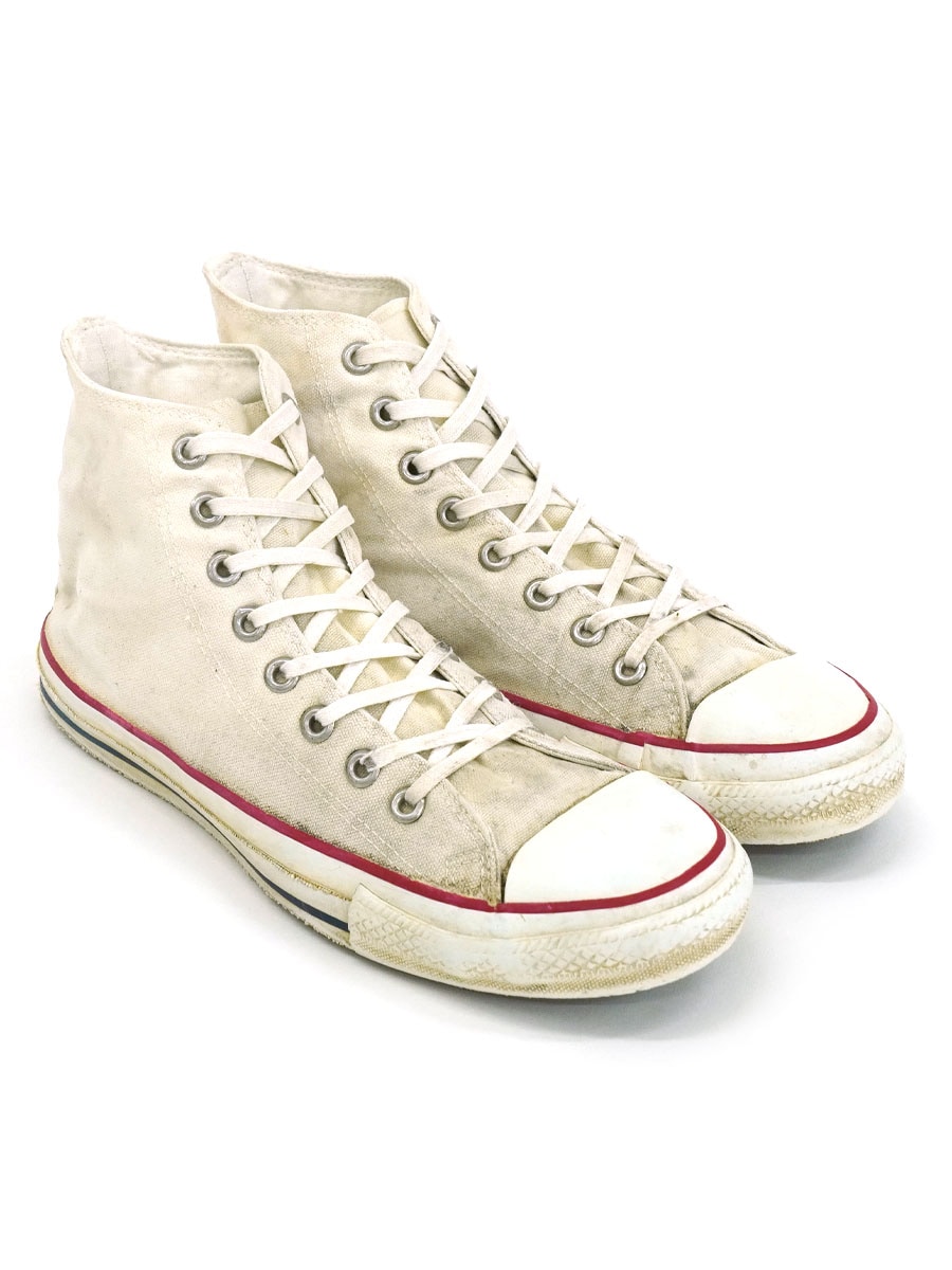 90s コンバース オールスター ホワイト USA 90's コンバース オールスター HI ホワイト 表記(10 1/2) USA製