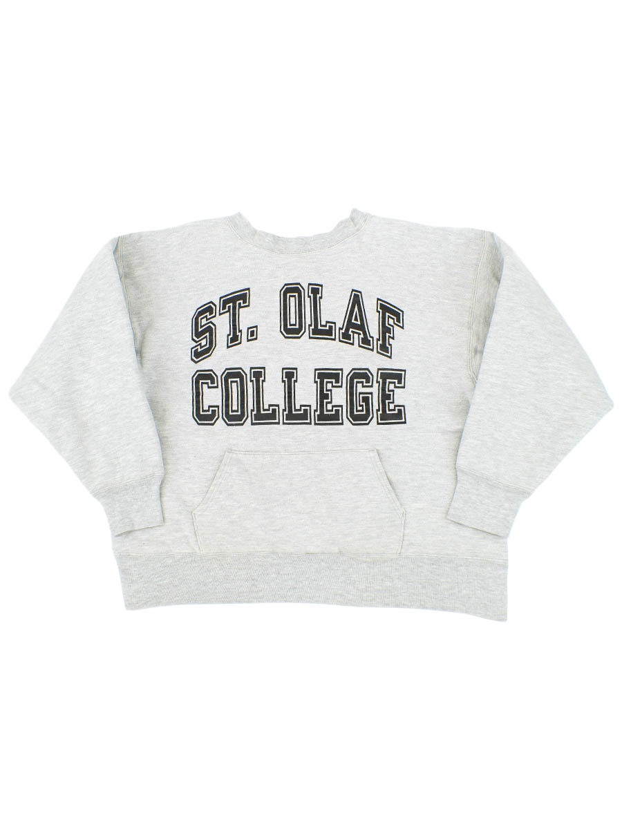80's プリントタグ チャンピオンRW ''ST. OLAF COLLEGE'' 黒