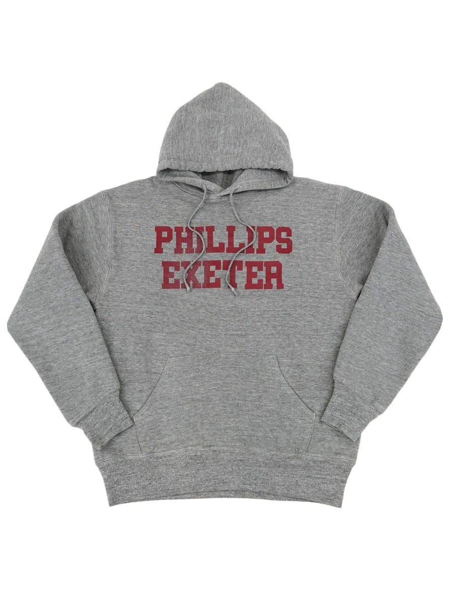 80's RUSSELL ATHLETIC ''PHILLIPS EXETER'' Wフェイス スウェットパーカ 表記(L) USA製