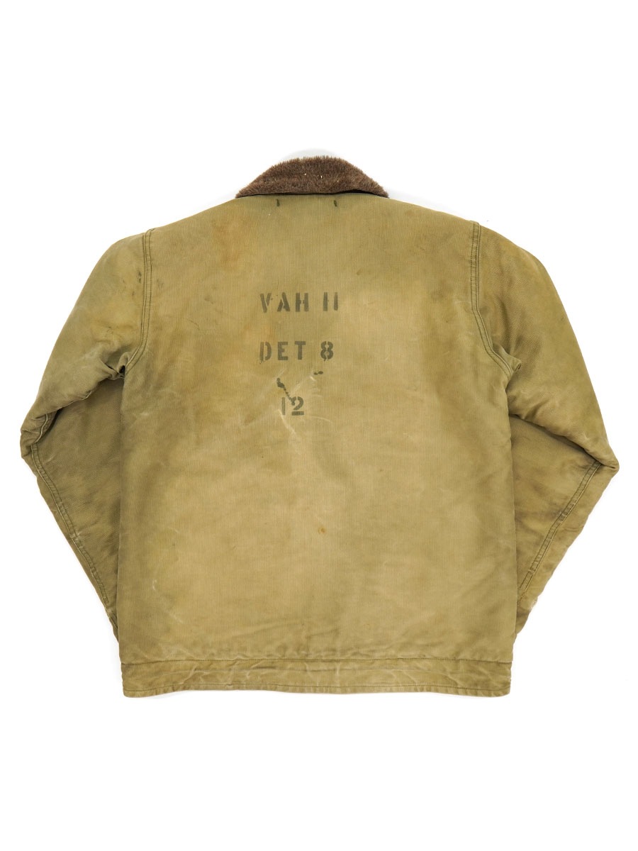 50's U.S.NAVY N-1 デッキジャケット 表記(36) 背面ステンシル
