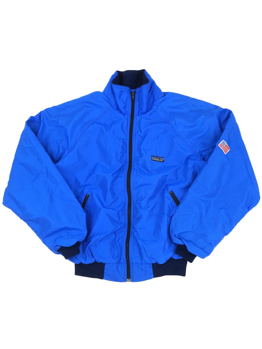 patagonia シェルドシンチラ　USA製　XL 青 POST JUNK / 90's PATAGONIA USA製 シェルドシンチラジャケット [XL]