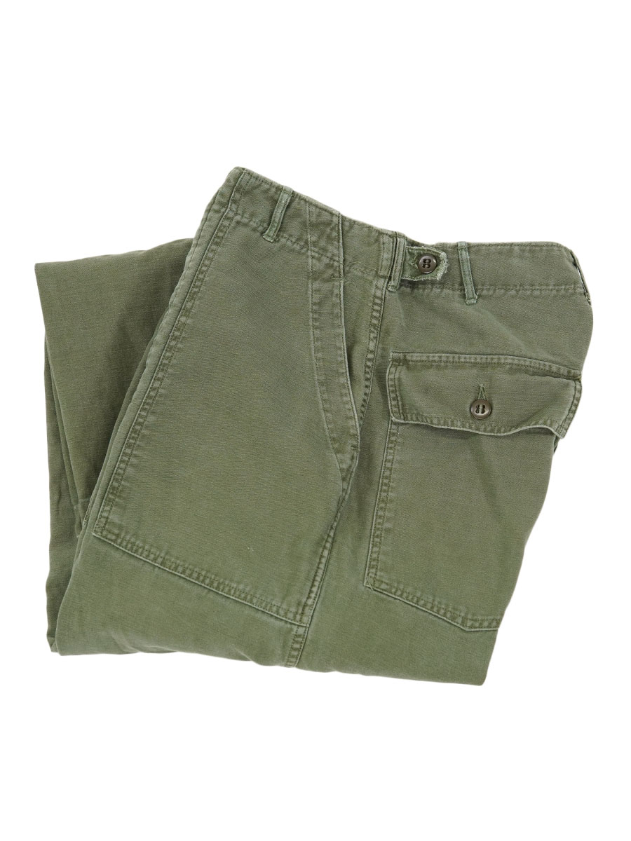 米軍実物 ベイカーパンツ ボタンフライ 44x31 実寸40x28 60s 60's U.S.ARMY 初期 ベイカーパンツ ボタンフライ 実寸(29×29位