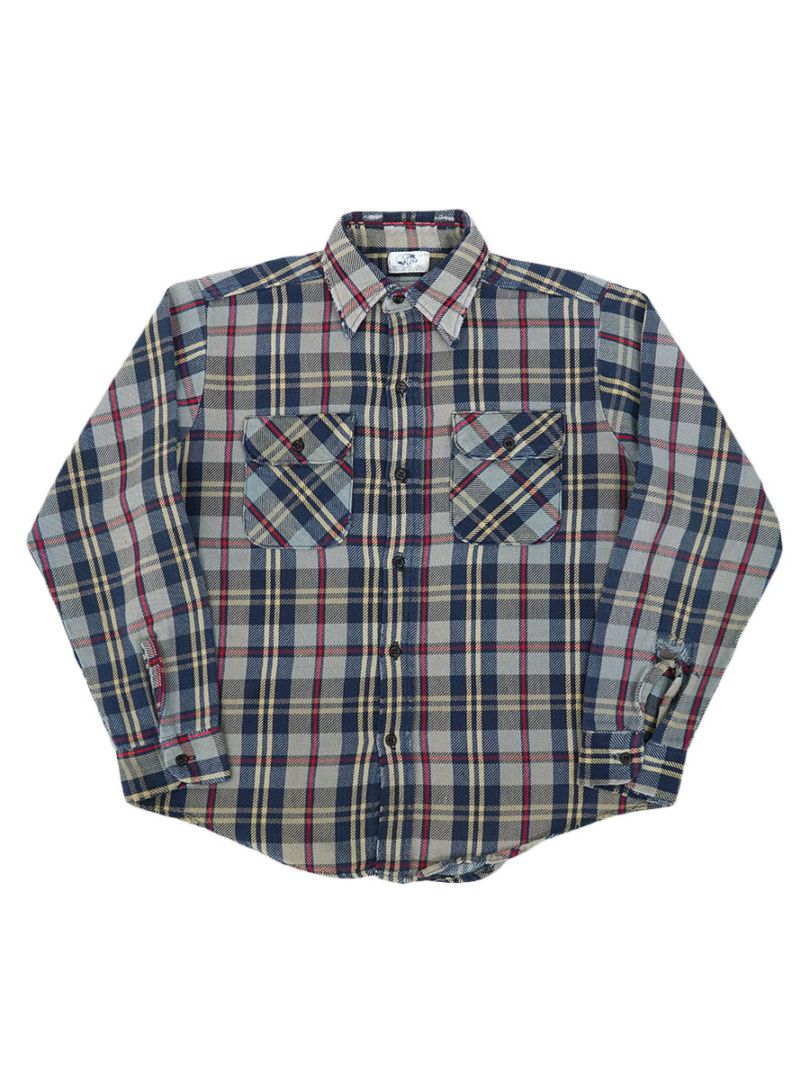 80's Mr.Leggs 好配色チェック フランネルシャツ 実寸(M位) USA製