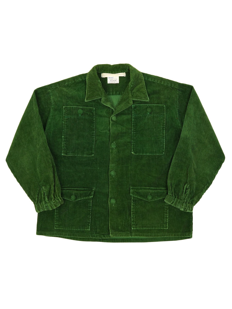 コーデュロイ ジャケット 緑 70's Sears 太畝コーデュロイジャケット
