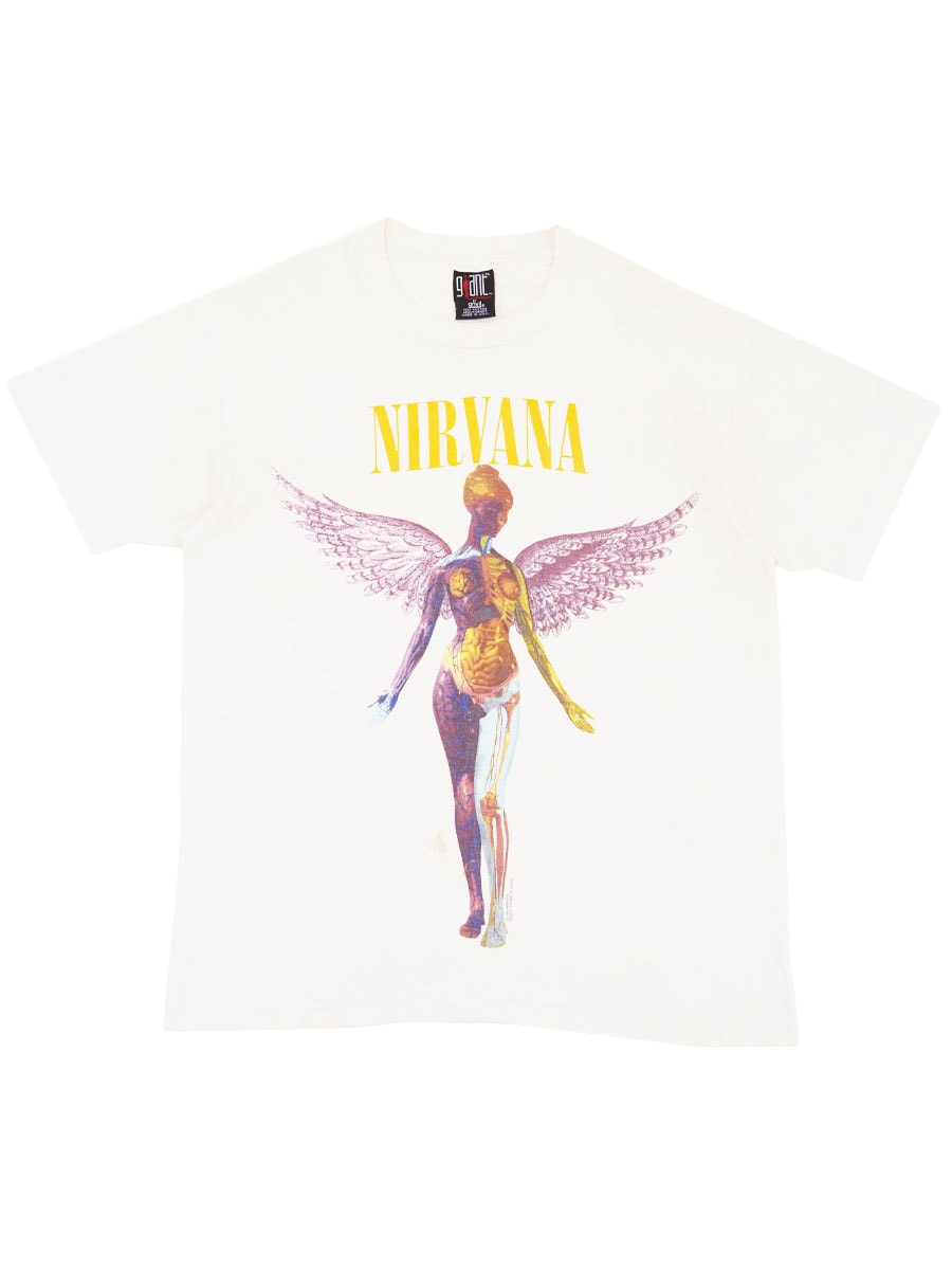 【※入手困難】giant by anvil★ビンテージ バンドTシャツ USA製 90's giant BY anvil NIRVANA ''IN UTERO'' 両面プリント T