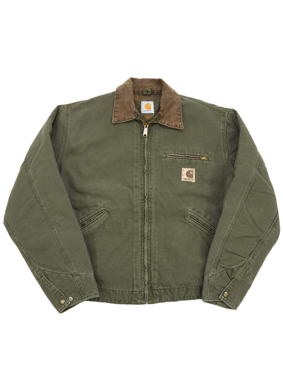カーハート ブランケットライナー デトロイトジャケット モス