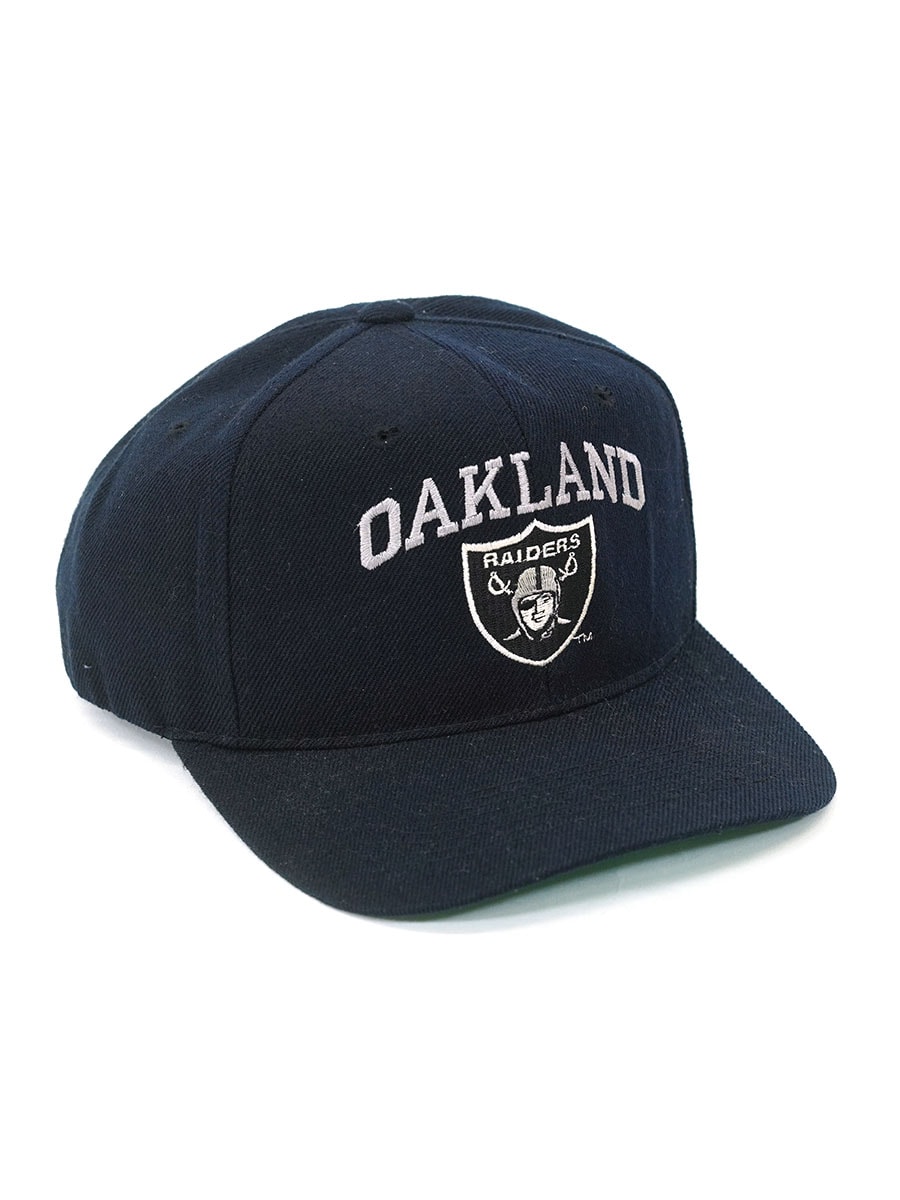 90's～ Headmster ''OAKLAND RAIDERS'' 6パネルキャップ ダーク
