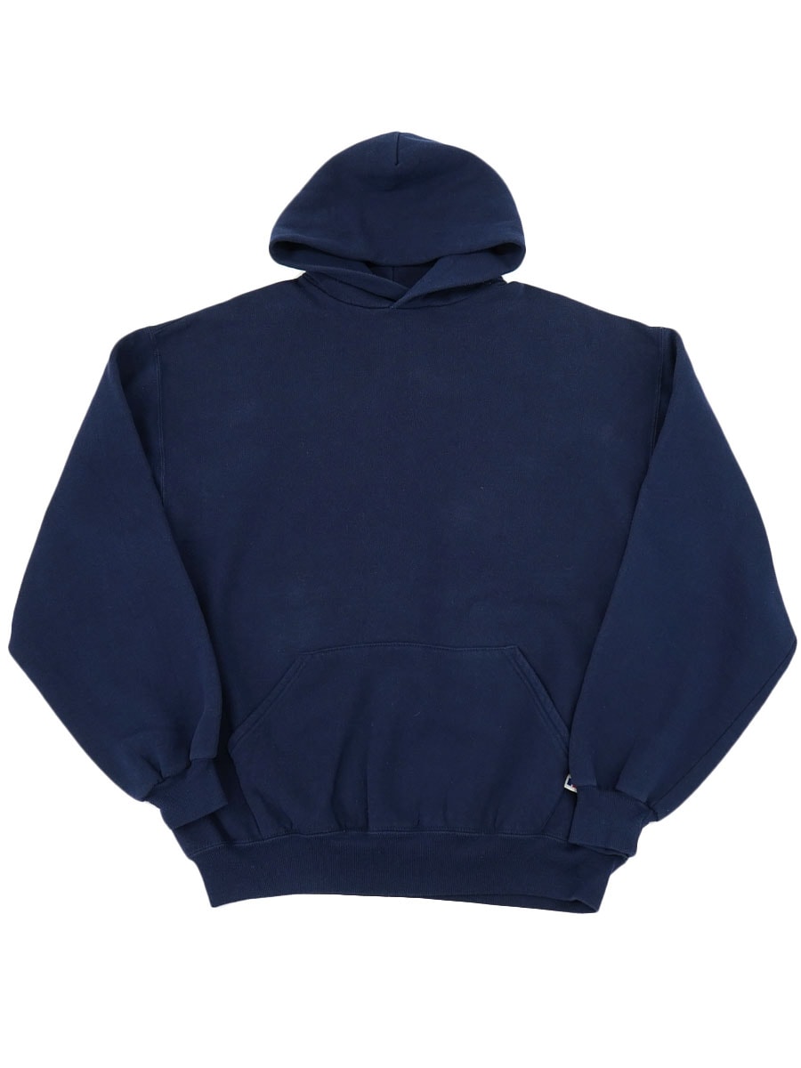 【USA製】RUSSELL ATHLETIC 無地 ネイビー パーカー L USA製 90s ビンテージ RUSSEL ATHLETIC ラッセル ネイビー 無地