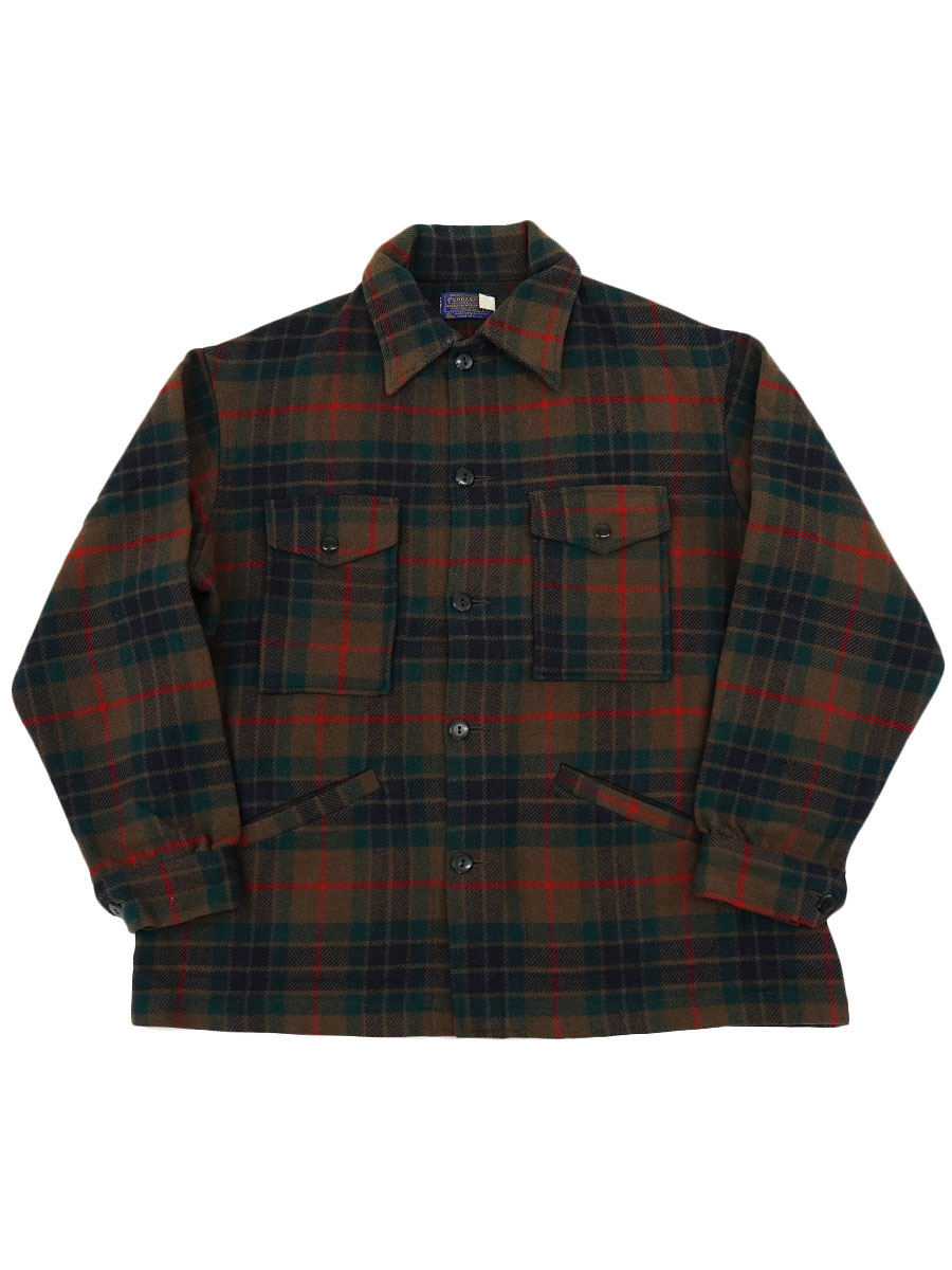 70's PENDLETON 好配色チェック ウールJKT 表記(L) | すべての商品