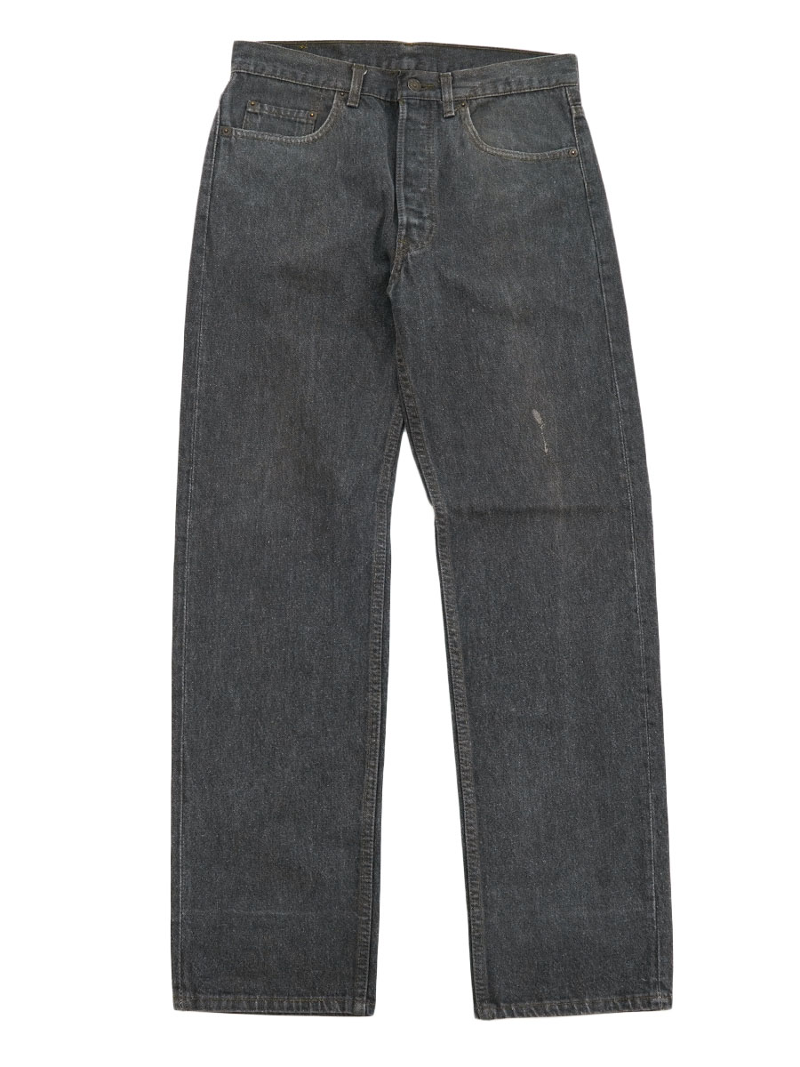 90s Levi's 501 リーバイス 先染め ブラックデニム表記W31L30 90's Levi's 501 先染めブラック デニムパンツ 表記(31x30) USA製