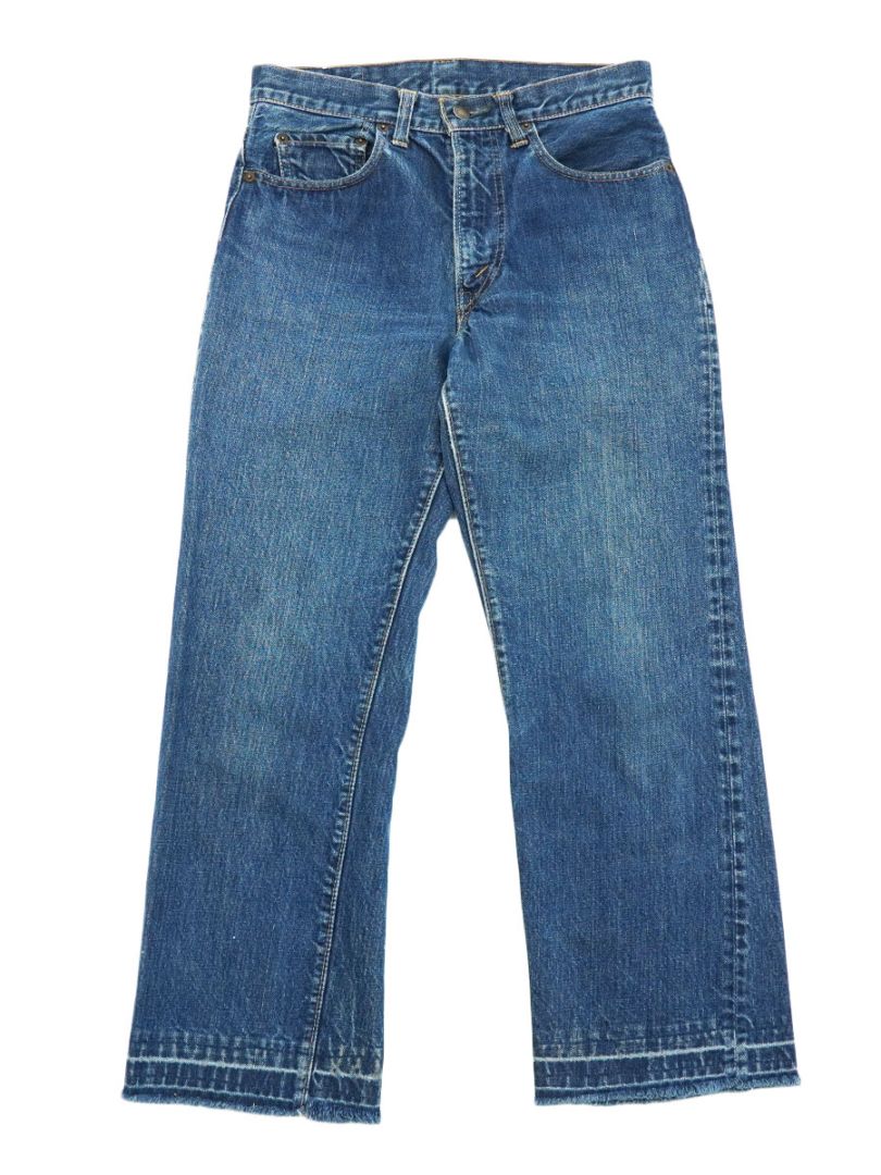 70's Levi's 517 BIG-E デニムパンツ 良雰囲気 70's Levi's 517 BIG-E デニムパンツ 良雰囲気 カットオフ 表記(30x29