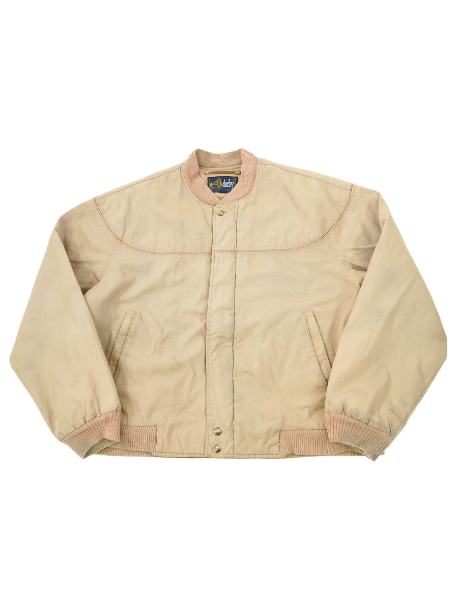 80's Derby of San Francisco ダービージャケット ベージュ 表記(L
