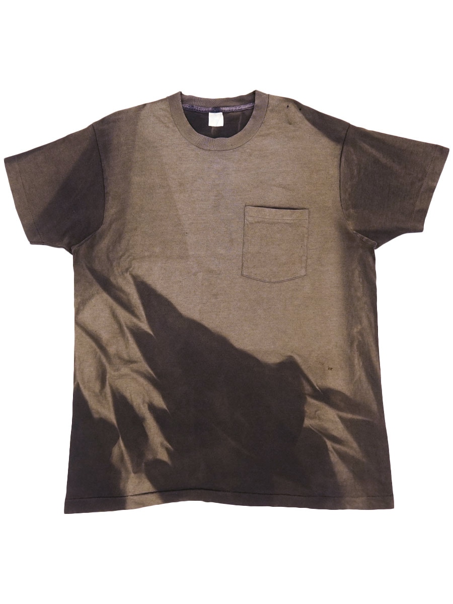 完売品 FJ氏企画 サンフェード ブラック ポケットTシャツ XL