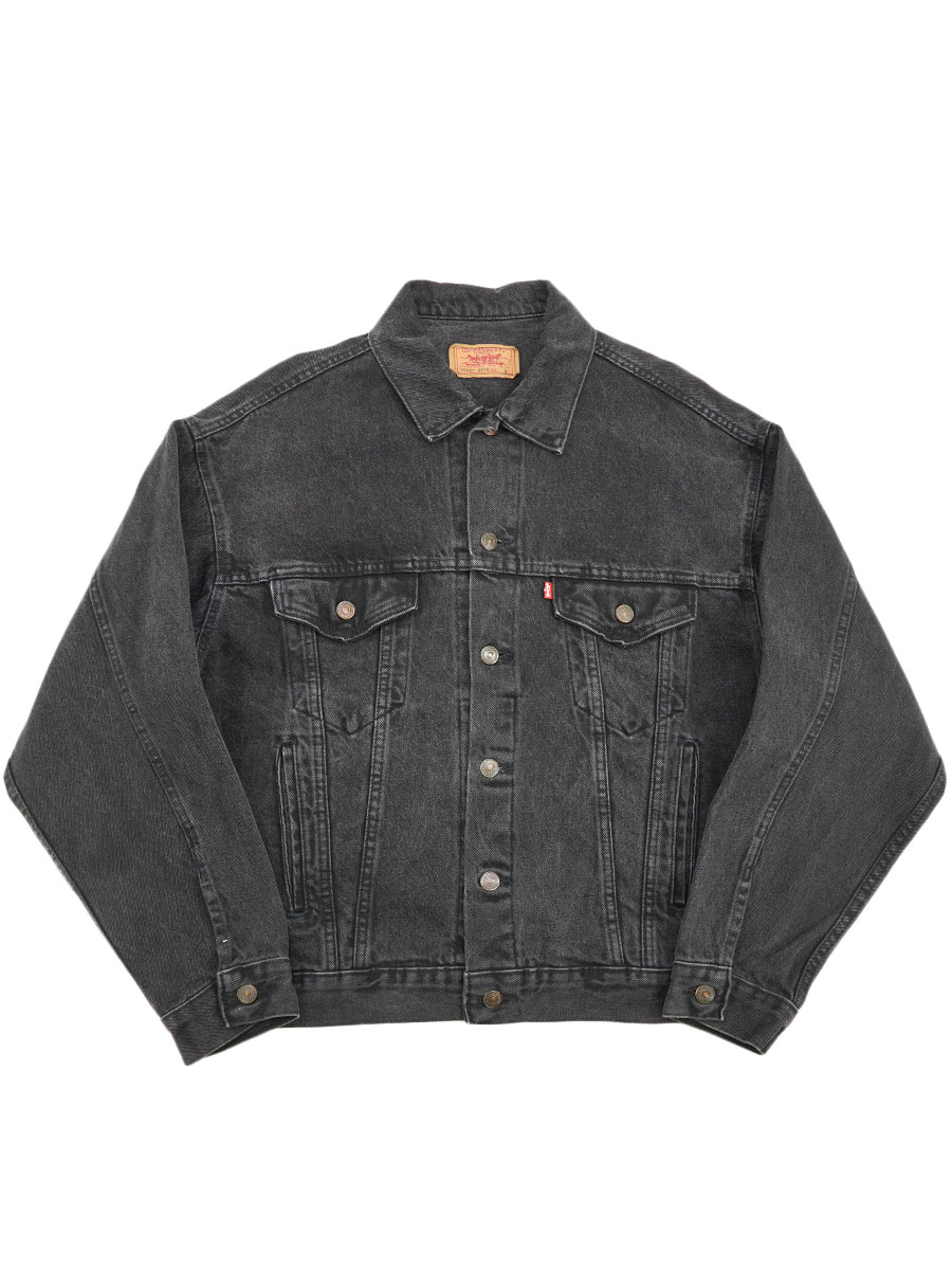 80's Levi's 70507 4ポケ ブラックデニムジャケット 表記(L) USA製