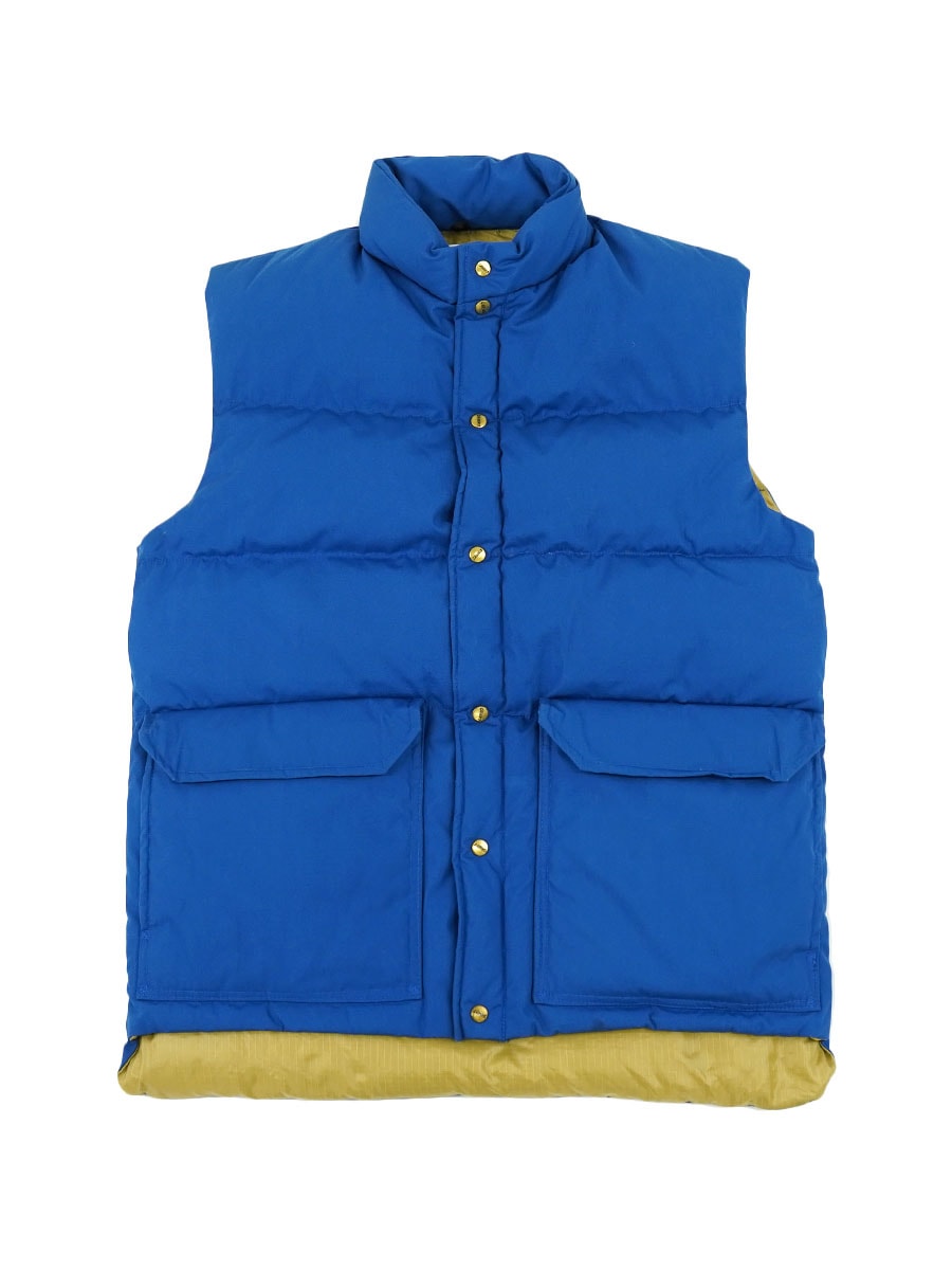 70's～ CAMP7 2ポケ 65/35 ダウンベスト ネイビーブルー 表記(L