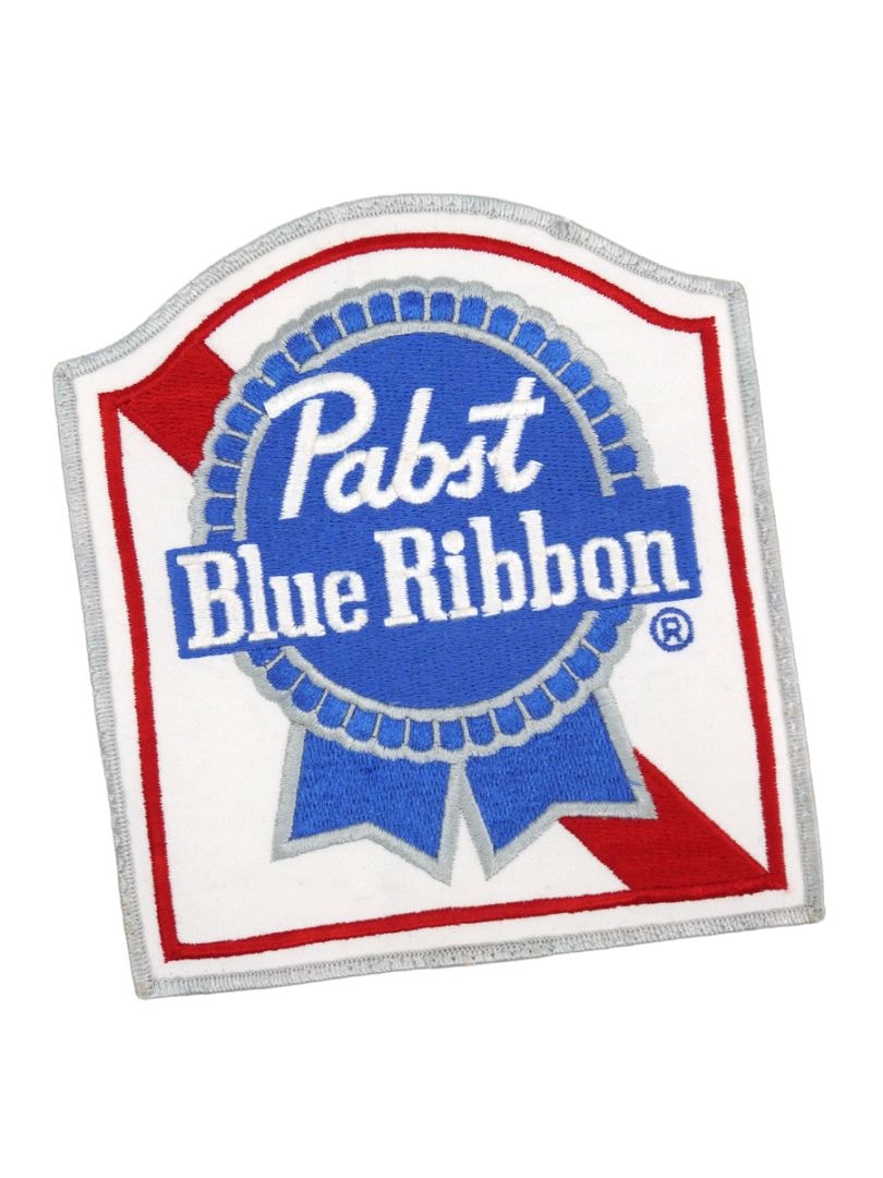 Promo,LP ボベスコ　ルーベンステイン 70's ''Pabst Blue Ribbon'' ビール アイロンワッペン ② | NEW