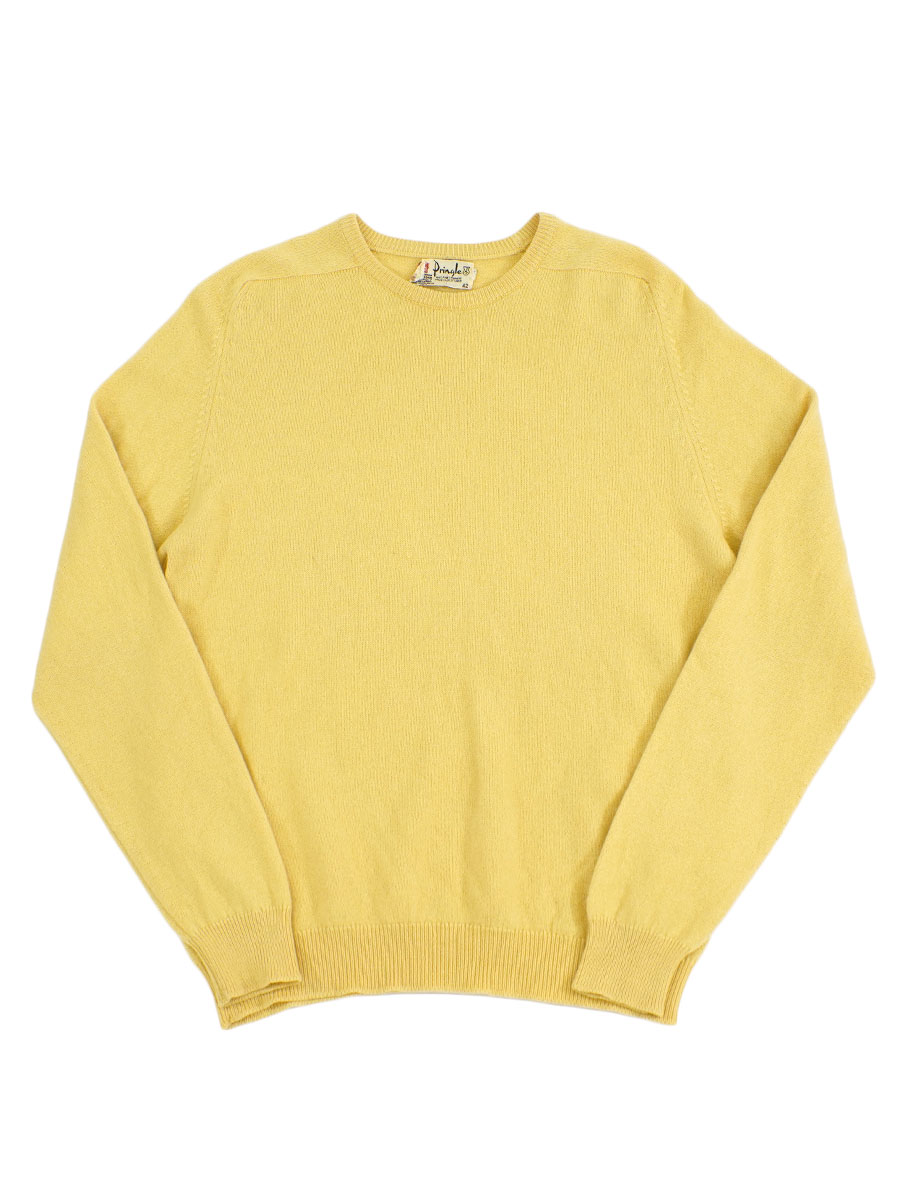 スコットランド製 Pringle 100％カシミヤ ニットセーター クリーム