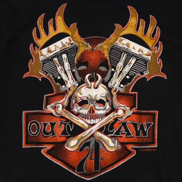 1980s SKULL T-SH , Size S