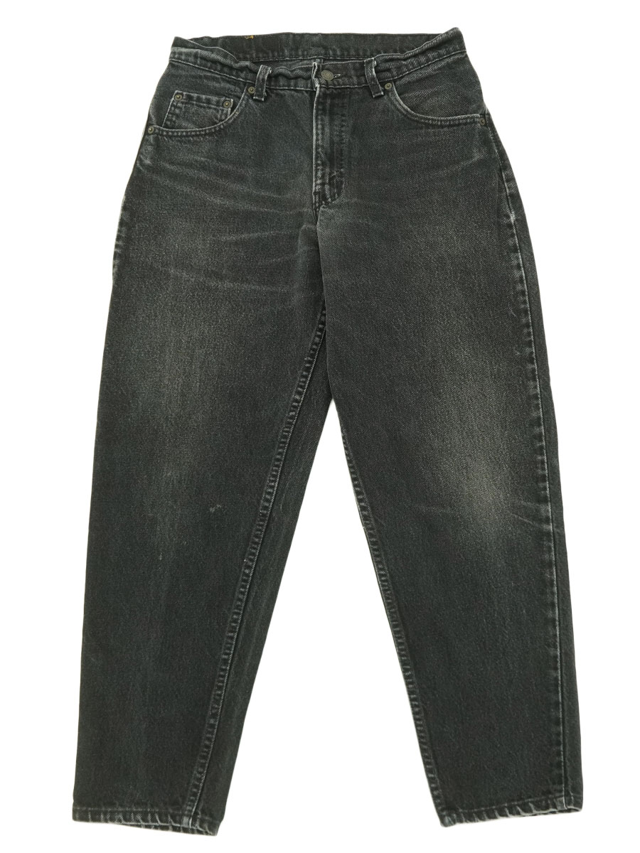 macc【希少】90's Levi's 560 サルファーブラックデニム 90's Levi's 560 Rマークのみタブ ブラックデニムパンツ 表記(30x30