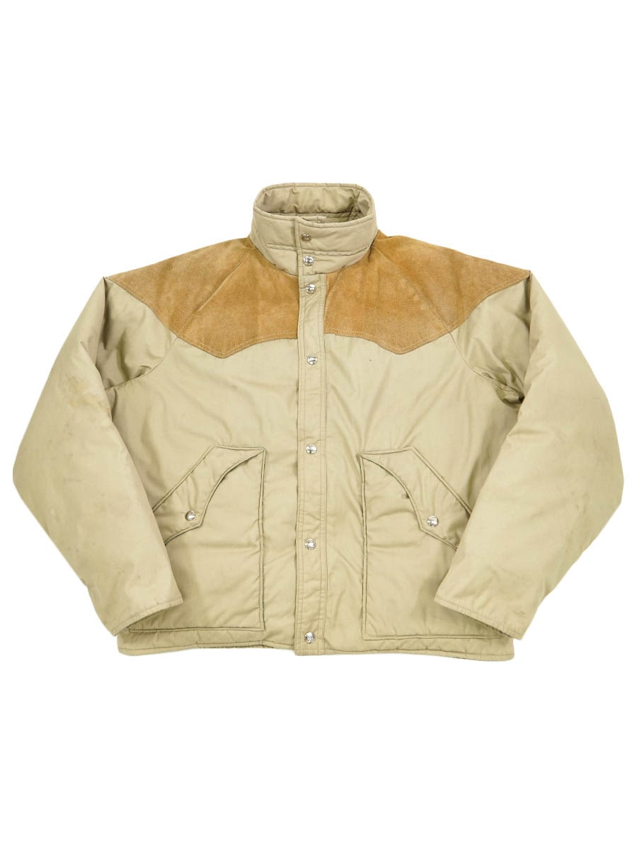 WOOLRICH ベージュ ダウンジャケット M WOOLRICH ウールリッチ ベージュ ダウンジャケット フード付き