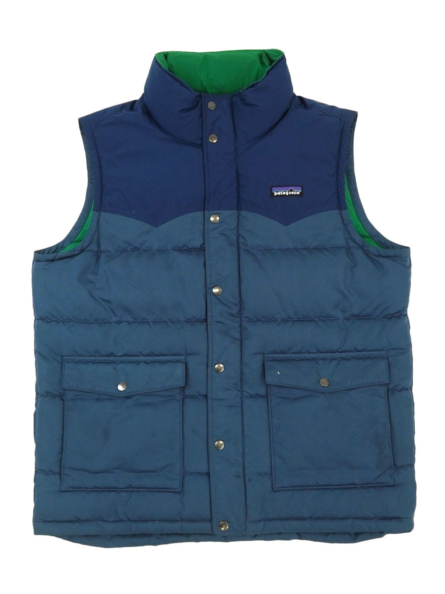 レア パタゴニア スリングショット ダウンベスト　メンズ XL グリーン 中古・古着通販】Patagonia (パタゴニア) スリングショット