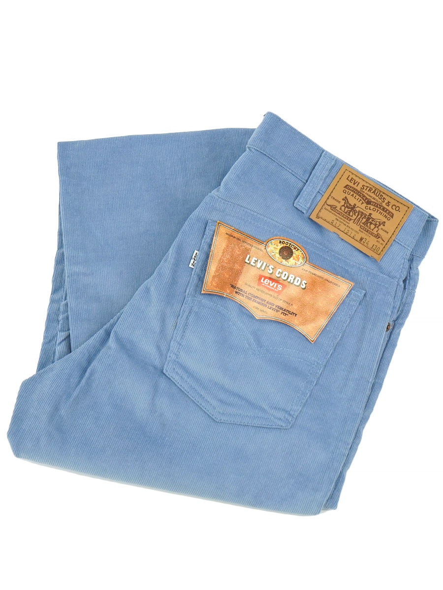 80年代 Levi’s リーバイス コーディロイ 70505 1512 水色 80年代 Levi's リーバイス コーディロイ 70505 1512 水色 80年代