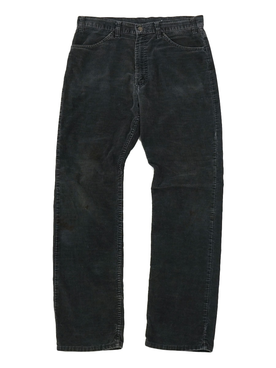 80's Levi's 519 コーデュロイパンツ ブラック！ 表記(36x33