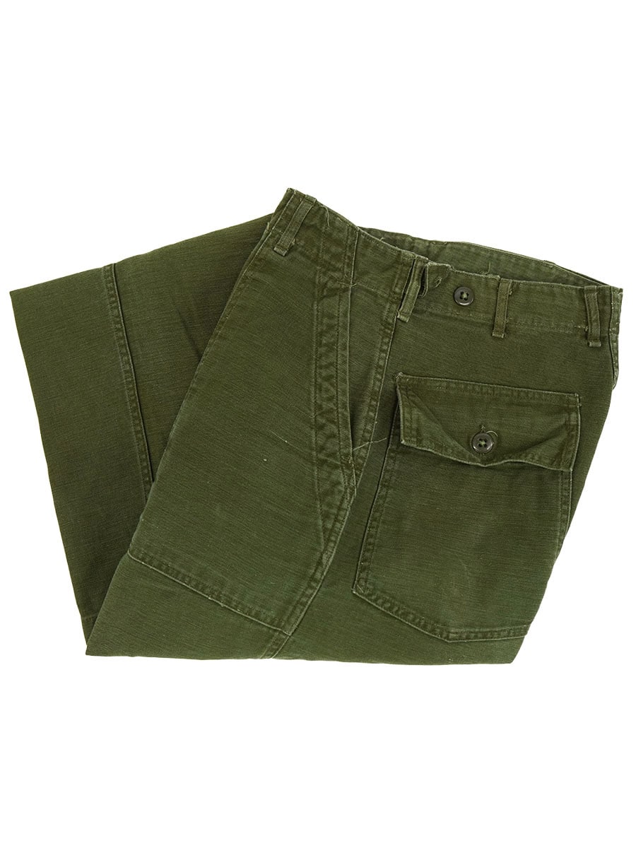 62 U.S.ARMY 初期 ベイカーパンツ ボタンフライ 実寸(29x30位